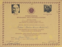 Diploma Sadhana - India 1997