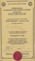 Diploma - Piriápolis 1986